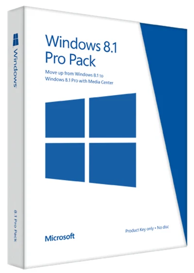 Microsoft Windows Professional 8.1 Upgrade (License Only) (1) - Upgrade Version for PC 5VR00139