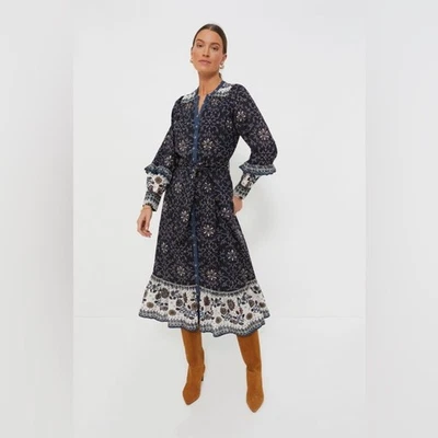 NEW NWT CLEOBELLA Sabina Lara Midi Dress size medium women’s colorful designer - Image 1 of 4