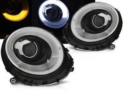 LED Light Tube Scheinwerfer Set für BMW MINI COOPER 2006-2014 chrom - Bild 1 von 4