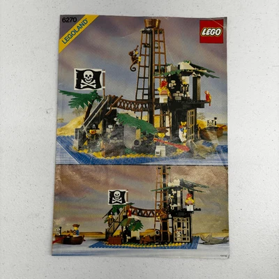LEGO INSTRUCTIONS MANUAL BOOKLET ONLY 6270 Forbidden Island PIRATES - Image 1 of 2