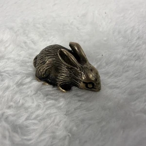 Vintage S. Kirk & Sohn Sterlingsilber Hase Miniatur Hase Figur gestempelt 19,15 gm - Bild 1 von 11