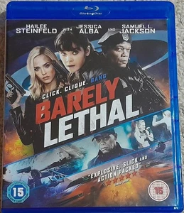 BARELY LETHAL BLU-RAY HAILEE STEINFELD JESSICA ALBA SAMUEL L JACKSON  - Imagen 1 de 2