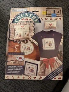 DAISY KINGDOM No-Sew Fabric Applique Country Cut-Outs #C123-1681-006 American - Picture 1 of 2