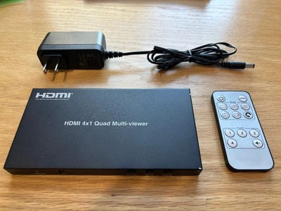 Multivisor cuádruple HDMI 4x1 con control IR y RS232 Foto 1 de 4