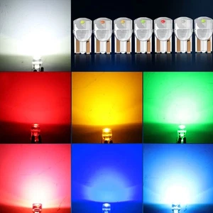 10pcs T10 W5W WY5W 168 501 COB LED Wedge Bulb Parking Light  License Plate Lamps - Picture 1 of 15
