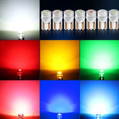 10pcs T10 W5W WY5W 168 501 COB LED Wedge Bulb Parking Light  License Plate Lamps - Image 1 of 4