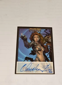 2000 Witchblade Millennium Top Cow Autographed Card signed Christina Z. 131/200 - Picture 1 of 2
