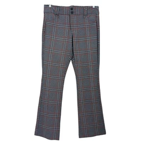 Pantalón Ponte Torrid a Cuadros para Mujer 12 ALTO Gris Negro Nuevo con Etiquetas Elástico Pull On - Imagen 1 de 14