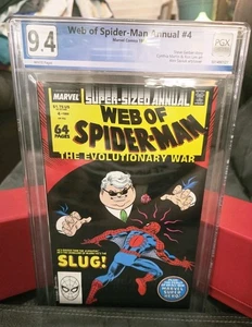 Web of Spider-Man anual #4 - Marvel Comics 1988 CGC 9,4  - Imagen 1 de 3