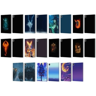 OFFICIAL CHRISTOS KARAPANOS DARK HOURS LEATHER BOOK WALLET CASE FOR APPLE iPAD - Image 1 of 4