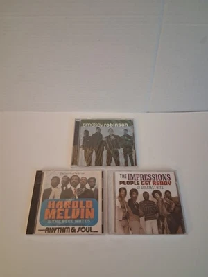 3 Great Soulful Groups On 3 CDS. Smokey Robinson and the miracles (2001 CD). The - Image 1 of 4