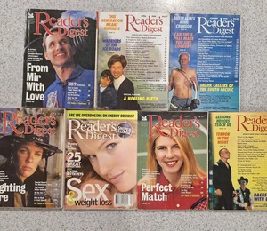 Lote a granel de 7 libros de bolsillo de 1998 Reader's Digest Magazine en su mayoría - Imagen 1 de 11