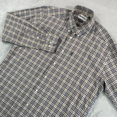 Barbour Malcolm Button Down Shirt in Classic Tartan Men Large Regular Fit NWOT - Image 1 of 4