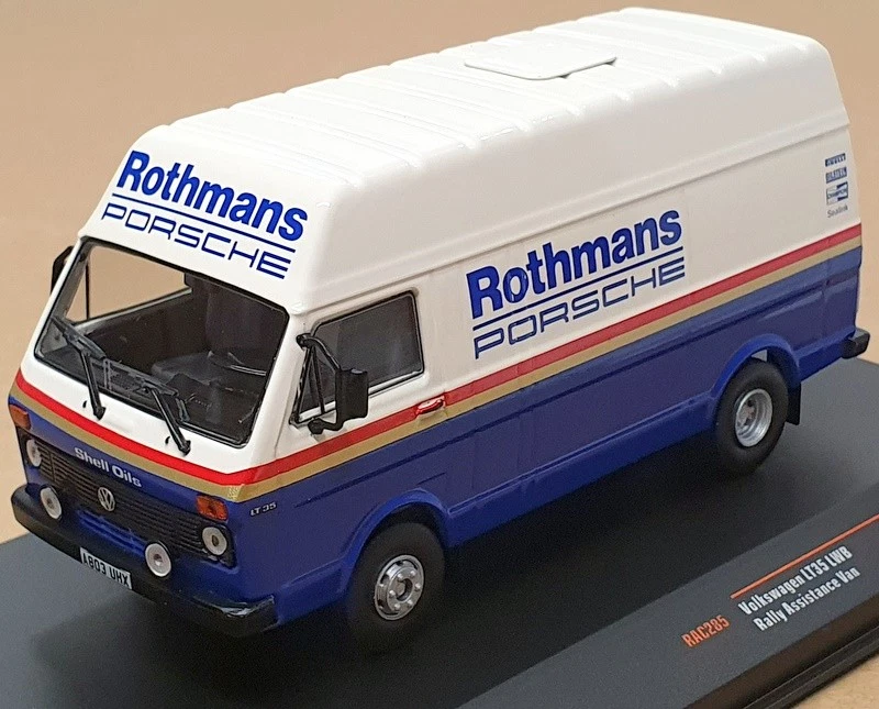 Ixo escala 1/43 RAC285 - Volkswagen LT35 LWB Van R'Mans Porsche Rally Assistance Foto 1 de 4