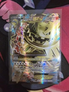 M Steelix EX - 109/114 - Full Art Ultra Rare Steam Siege - Pokemon Card - NM - Picture 1 of 7