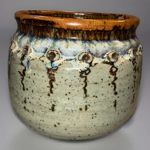 Precioso jarrón de cerámica HA (HOWARD) JACOB-Wichita Kansas Studio firmado/fechado 1985 - Imagen 1 de 10