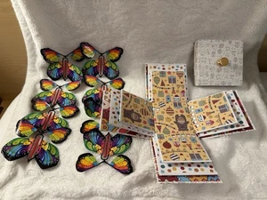 Send a Cake Explosion Gift Box with Flying Butterfly Surprise Birthday 🎁No Food - Picture 1 of 8