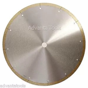 10” Porcelain Tile Continuous Rim Diamond Saw Blade - Picture 1 of 2