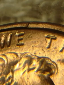 1990 P Lincoln Memorial Cent Misaligned Die Defective Planchet Weak Strike - Picture 1 of 7