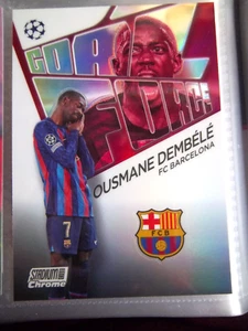OUSMANE DEMBELE GOAL FORCE GF-OD FC BARCELONA TOPPS STADIUM CLUB CHROME 2022-23 - Imagen 1 de 2