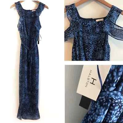 H by Halston cold shoulder long gown dress - Image 1 of 4