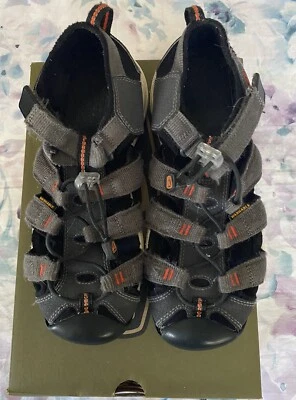 Keen Kinder Sandale "Newport Neo H2" magnet/spicy orange Size 5 - Image 1 of 4