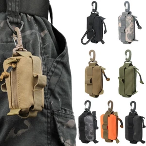 Tactical Molle Small Pouch Mag Keys Tool Coins Pouch Utility Medical Waist Bags - Picture 1 of 25