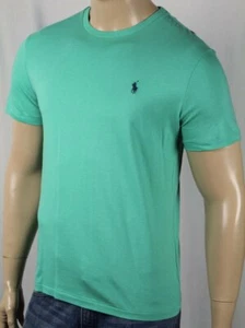 Polo Ralph Lauren T-shirt girocollo classica verde pony nuova con etichette - Foto 1 di 1