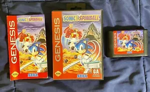 Sonic The Hedgehog Spinball / Pinball SEGA Genesis Game Complete - Picture 1 of 8