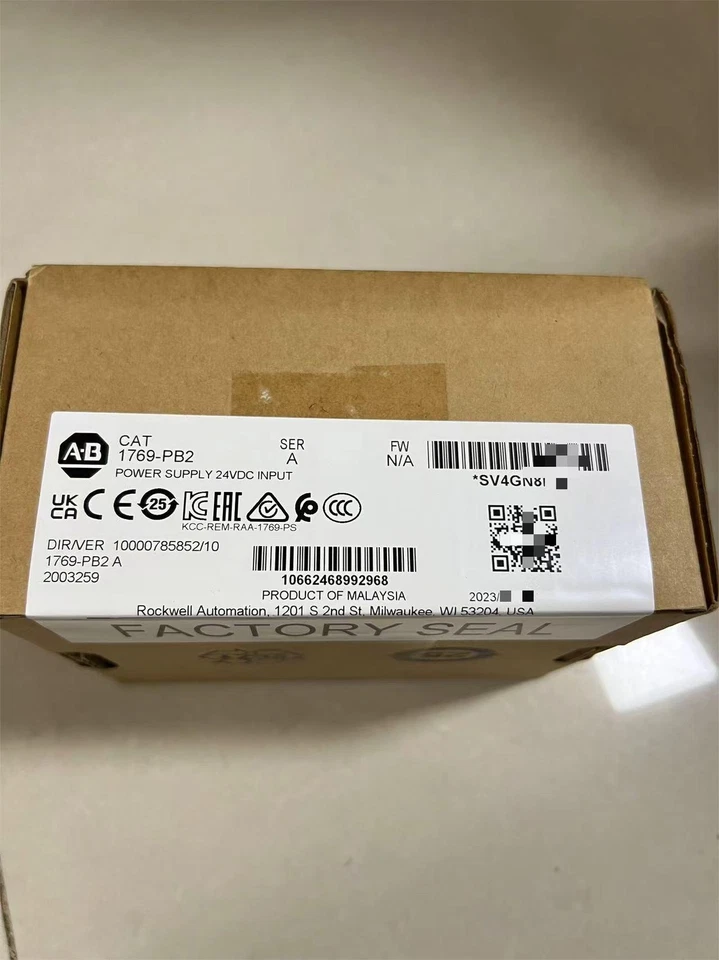 1769-PB2 SER A CompactLogix DC 2A/0.8A Power Supply Compact I/O New Sealed PLC - Image 1 of 1