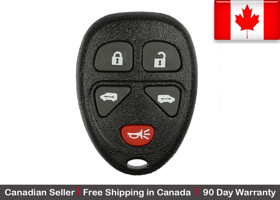 1x New Replacement Keyless Entry Remote Key Fob For GM KOBGT04A 15788020 - Image 1 of 1