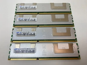 Samsung 16GB 2Rx4 PC3 8500R-07-10-E1-D2 Memory (4x4GB) M393B5170EH1-CF8 - Picture 1 of 1