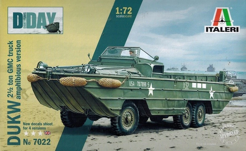 Italeri - 7022 - DUKW 2,5 ton GMC truck amphibious version - Panzer - 1:72 - Bild 1 von 1