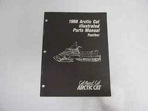 Arctic Cat Snowmobile Illustrated Parts Manual 1988 Panther 2254-446 - Picture 1 of 3