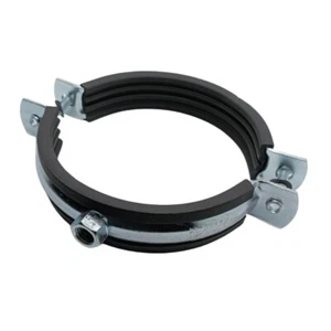 Abrazaderas de tubo de tornillo acero galvanizado abrazaderas de tubo insertos de aislamiento acústico - Imagen 1 de 7