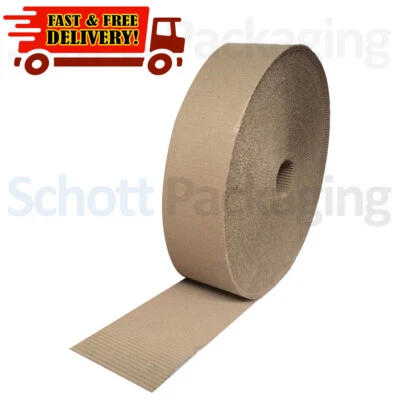 SCHOTT CORRUGATED CARDBOARD PAPER ROLL 150mm x 75M METRES