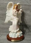 Tranquillity Limited Edition White Angel Playing The Violin Large Resin Figurine