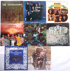 Lot First 8 THE ASSOCIATION Vinyl Record Albums ~ 1966-1971 1st Press VG+/EX/NM - Picture 1 of 11