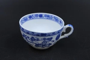 August Warnecke Blue Aster Teetasse Tasse Porzellan Vintage Antik Ø 8,5 cm - Bild 1 von 5