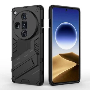 Shockproof Luxury Hybrid Hard Dual KickStand Case Cover For Oppo Find X7 Ultra - Picture 1 of 29