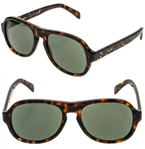 Celine 40298 BOLD 3 Punkte Havanna Grün Pilotenbrille CL40298I 52N Original - Bild 1 von 11
