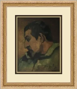 Paul Gauguin Self-Portrait Custom Framed Print - Picture 1 of 2