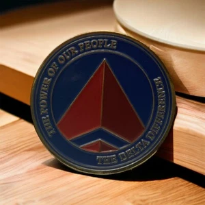 Delta Air Lines J.D. NUOVO Moneta sfida Power Award medaglione in metallo - Foto 1 di 3