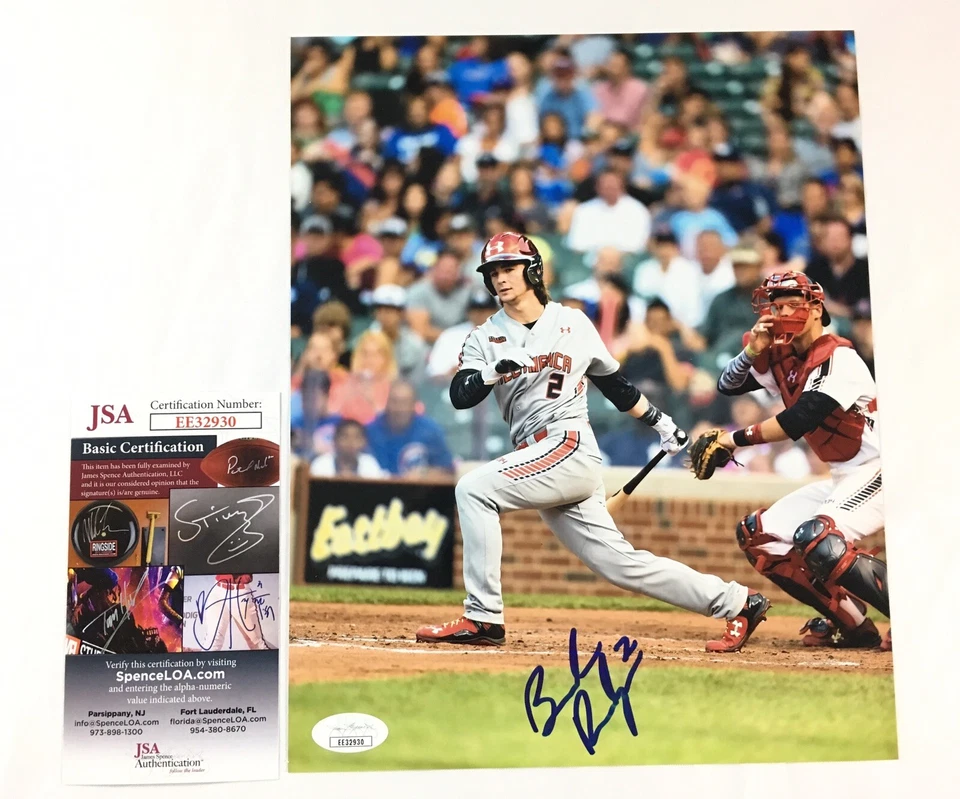 Brendan Rodgers Signed 8x10 Photo JSA COA Colorado Rockies - Image 1 of 1