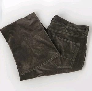 Pantalón de vestir recto de pana marrón oscuro Kirkland Signature para hombre talla 38X32 - Imagen 1 de 9