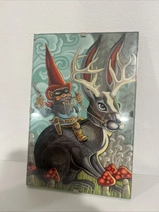 Robert Tatum The Gnomo Ranger Glaspostkarte klein mit Glas drauf - Bild 1 von 4