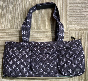 Lug schwarz/grau Streetcar Schulter Handtasche Handtasche Beuteltasche LESEN - Bild 1 von 12