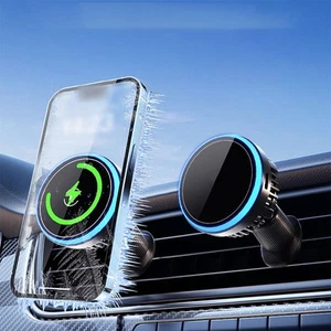 Support Téléphone Voiture Support Voiture Magnétique Charge Rapide Sans Fil H - Photo 1 sur 7