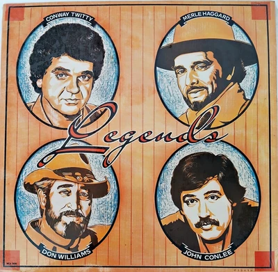 Legends - Various - 1986 Vinyl lp SEALED - Twitty, Haggard, Williams, Conlee - Image 1 of 2