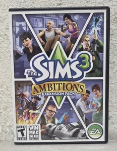 The Sims 3 Ambitions Expansion PC Video Game 2010 Win Mac EA Life Simulation - Picture 1 of 5